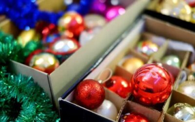 Tips for packing and moving Christmas decor.